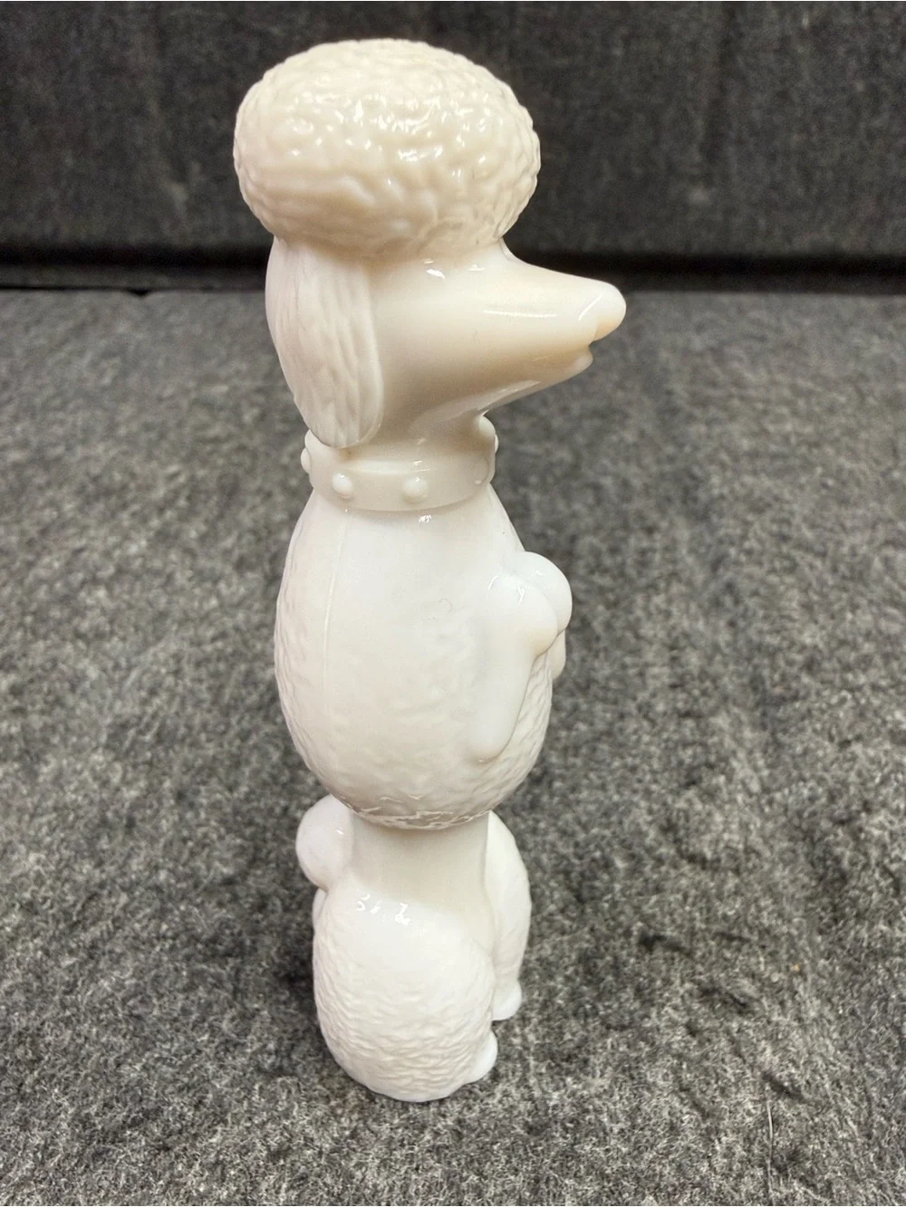 Avon White Ceramic Poodle Vase